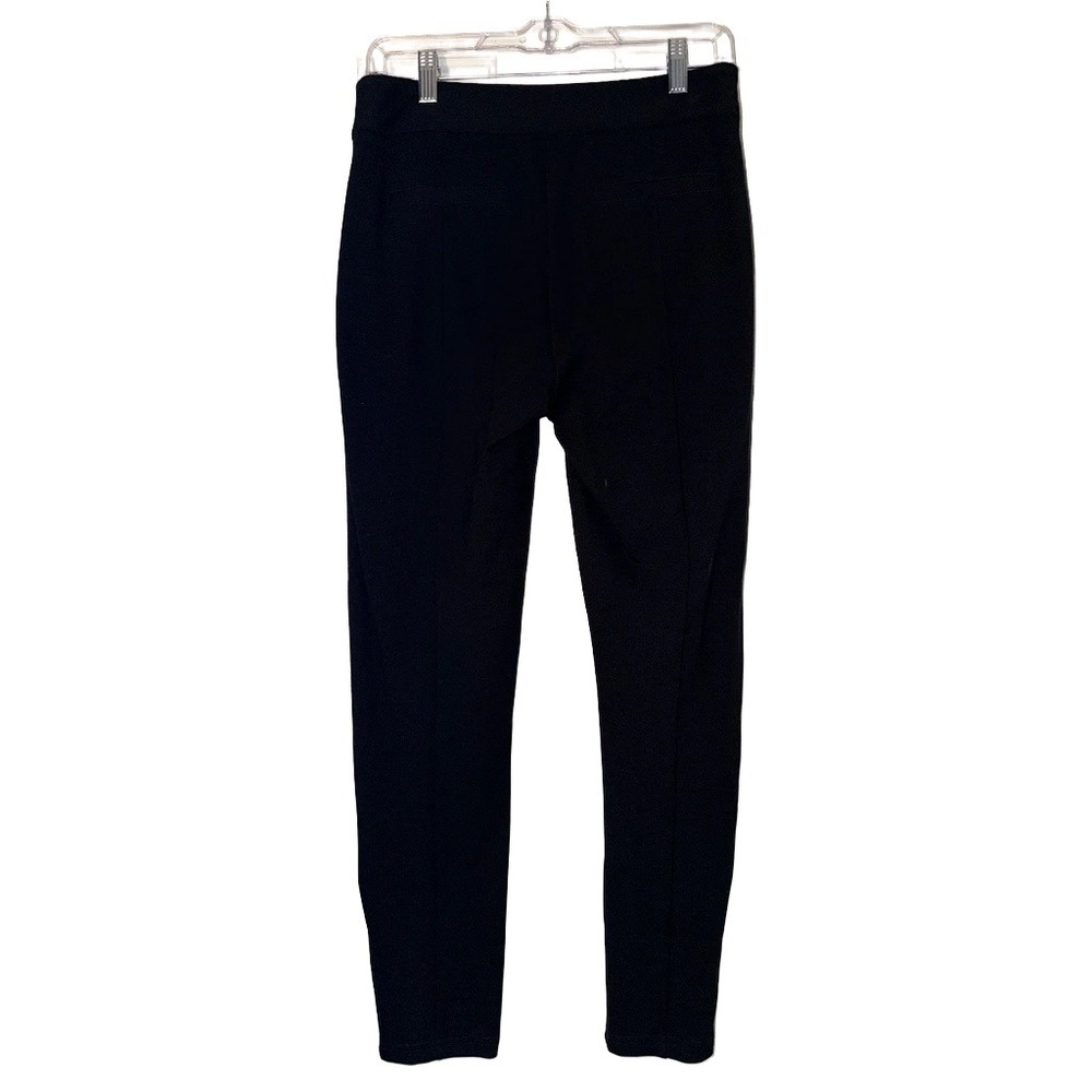 Betabrand Dress Pant Yoga Pants Womens Small Black Good Skinny Ankle Zip Ponte